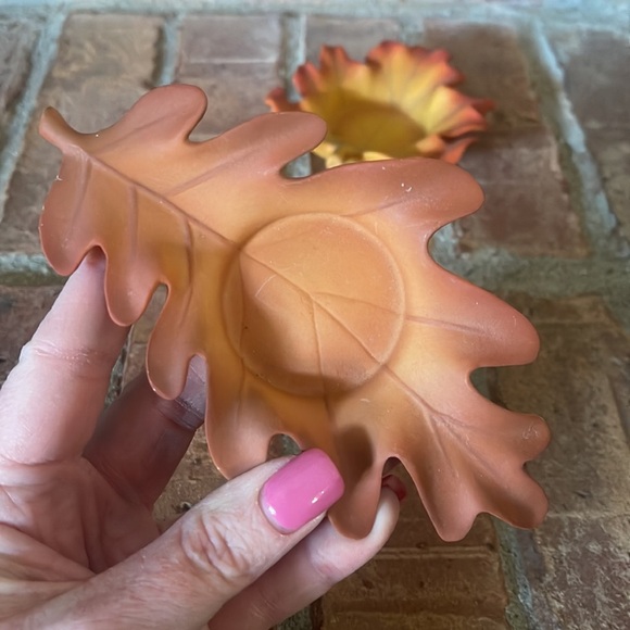 PartyLite Whispering Leaves Tealight Trio - Picture 4 of 7